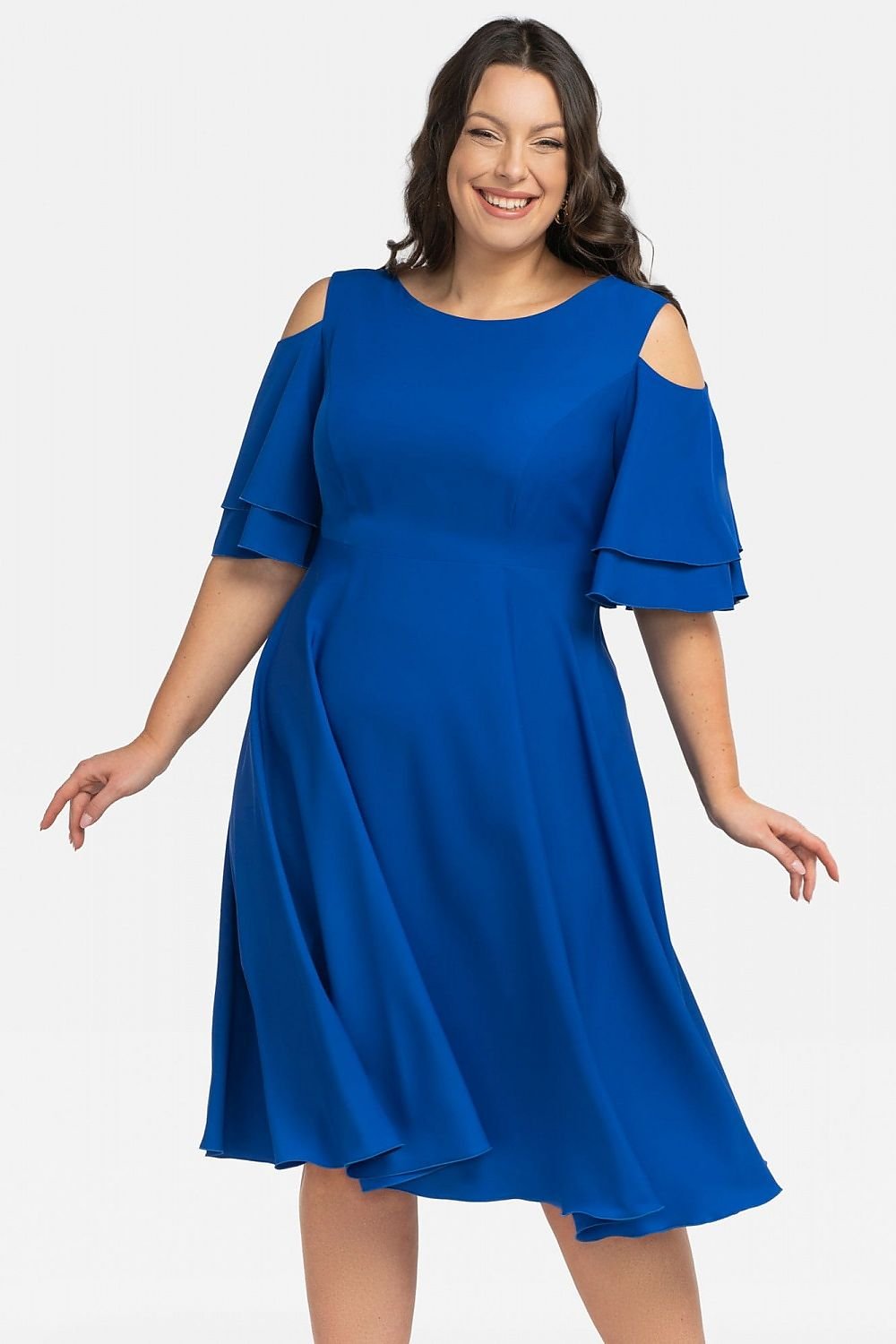 Plus size dress model 198328